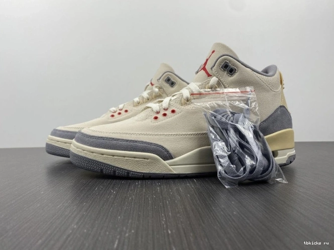 Cheap TB Jordan Air Muslin Retro 3 DH7139-100 0713
